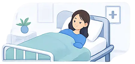 นอนพักสังเกตอาการ